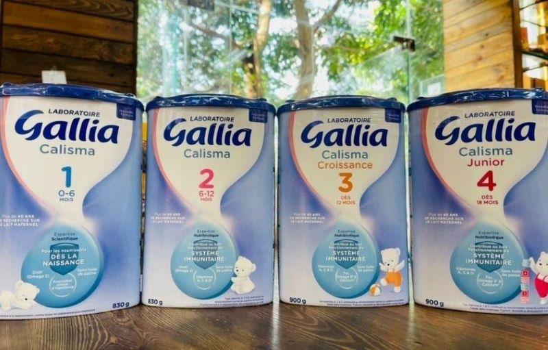Cách pha sữa gallia